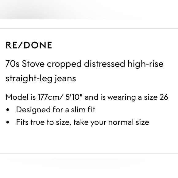 RE/DONE | 70s Stove cropped jeans - Picture 3 of 8